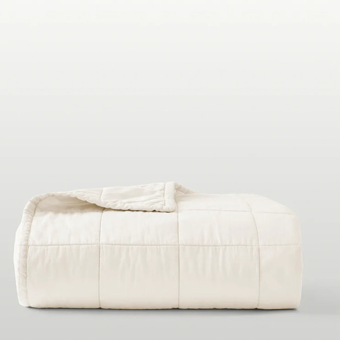 Laundered Cotton Bedspread Image