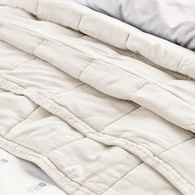Laundered Cotton Bedspread Image