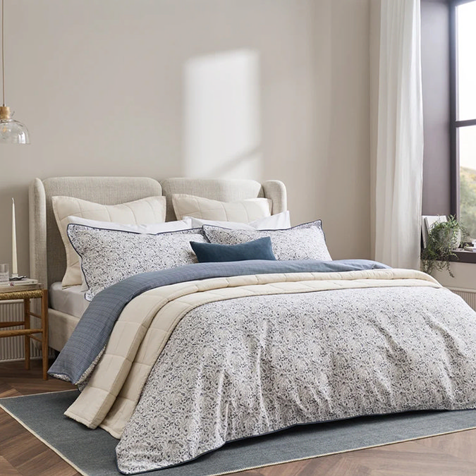 Laundered Cotton Bedspread Image