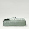 Christy laundered cotton bedspread sage