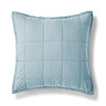 Laundered Cotton Sham chalk blue