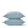 Laundered Cotton Sham chalk blue