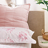 Laundered Cotton Sham Pink