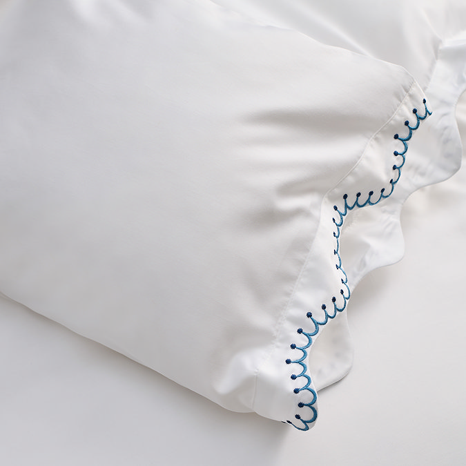 Indigo Lucerne Scallop duvet set image