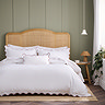 Christy Lucerne Scallop Duvet cover set image raspberry
