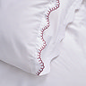 Christy Lucerne Scallop Duvet cover set image raspberry