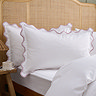 Christy Lucerne Scallop Duvet cover set image raspberry