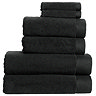 Luxe Black Towels Image