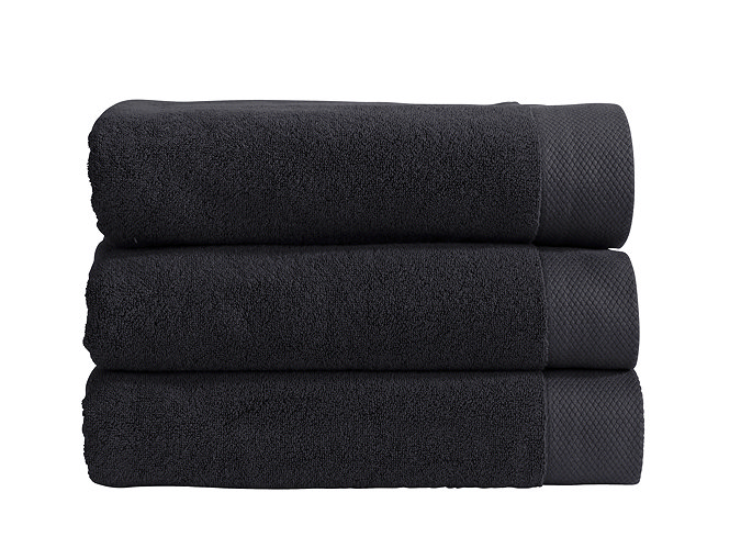 Luxe Black Towels Image