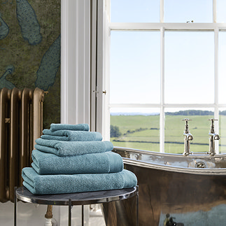 Luxe Denim Towel Image