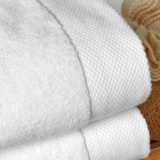 Luxe White Towels Image