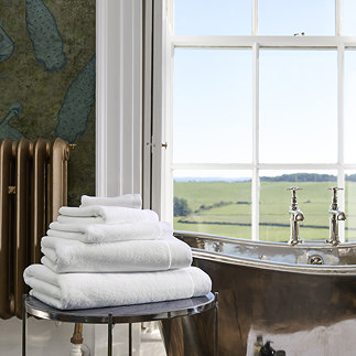 Luxe White Towels Image