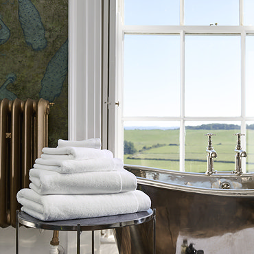 Luxe White Towels Image