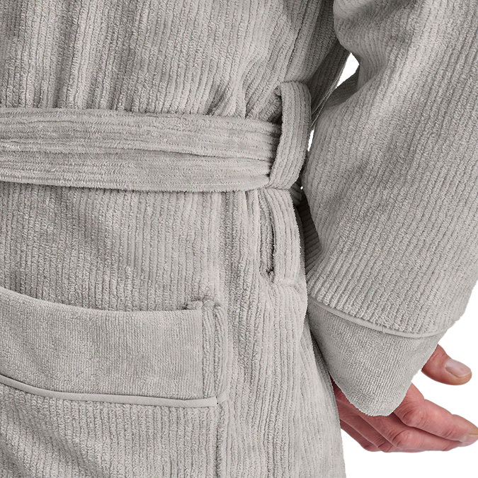 christy egyptian bath robe grey image