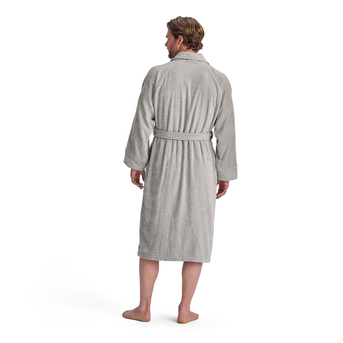 christy egyptian bath robe grey image