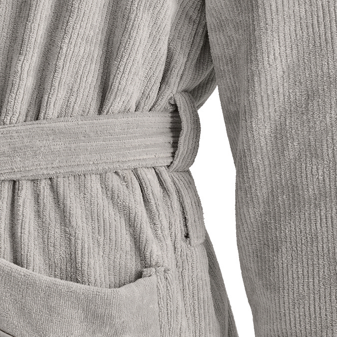 christy egyptian bath robe grey image