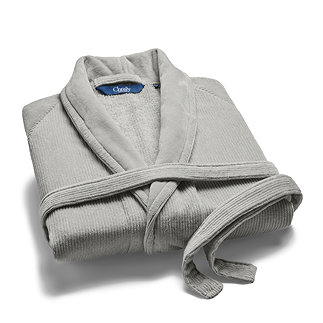 christy egyptian bath robe grey image