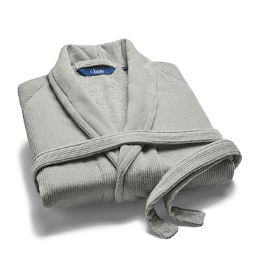 christy egyptian bath robe grey image