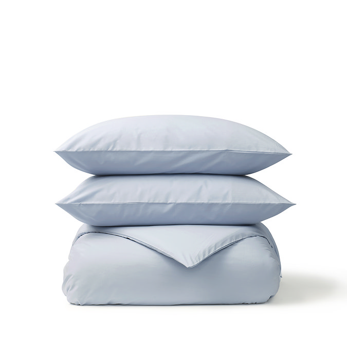 Pure Organic Blue Duvet Cover Set image