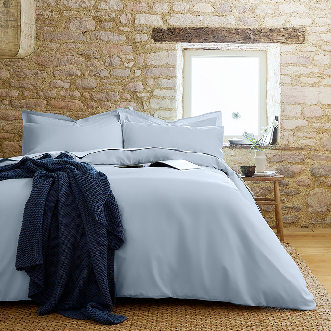 Pure Organic Blue Duvet Cover Set image