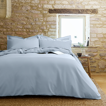 Pure Organic Blue Duvet Cover Set image