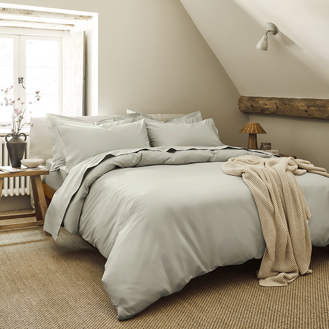 Pure Organic Pebble Duvet Cover Set image