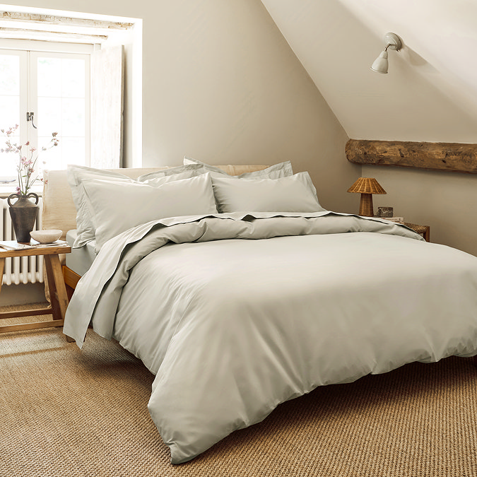 Pure Organic Pebble Duvet Cover Set image