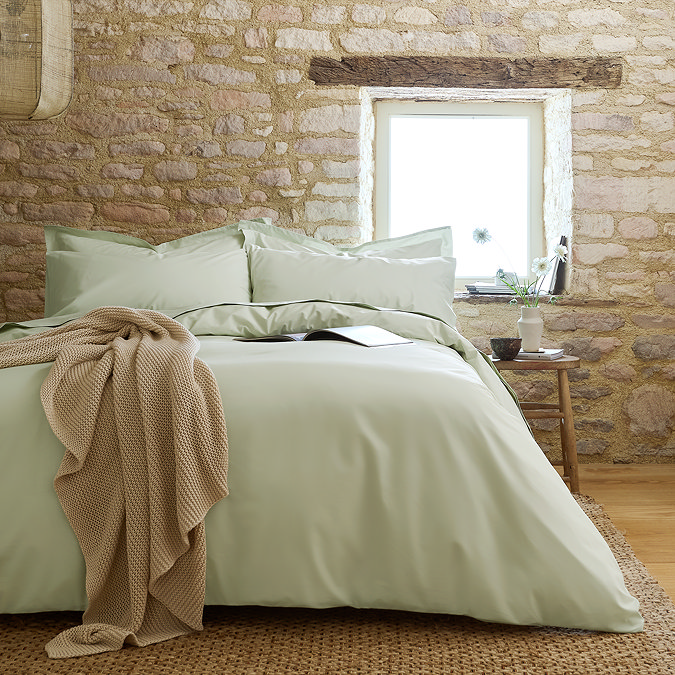 Pure Organic Sage duvet cover set image