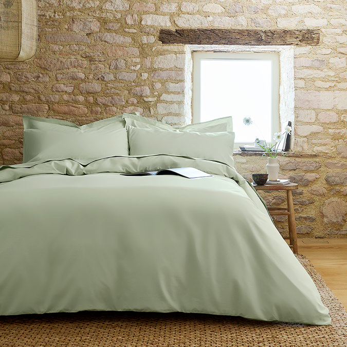 Pure Organic Sage duvet cover set image
