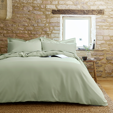 Pure Organic Sage duvet cover set image