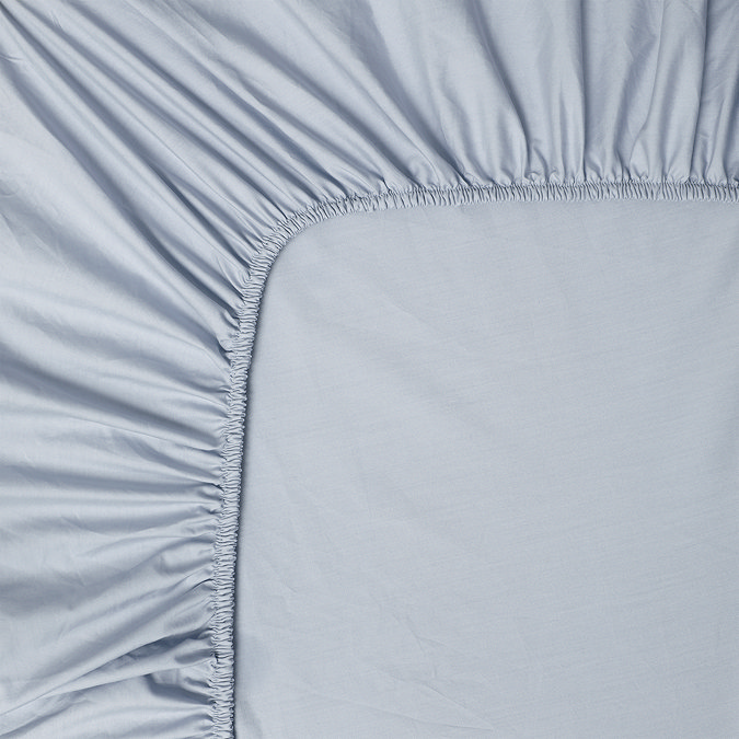 Pure Organic fitted sheet blue image