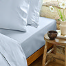 Pure Organic fitted sheet blue image
