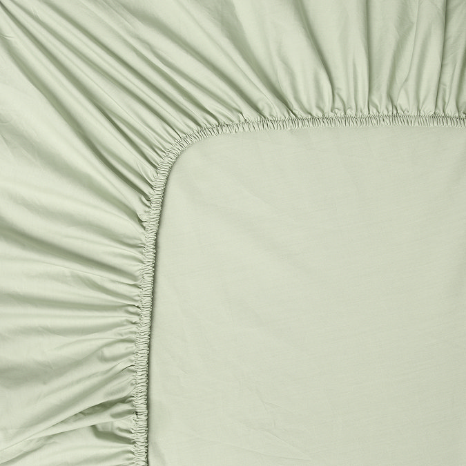 Pure Organic sage fitted sheet image