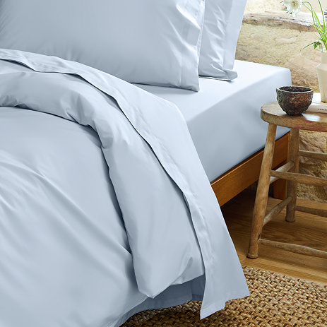 Christy Pure Organic blue flat sheet image