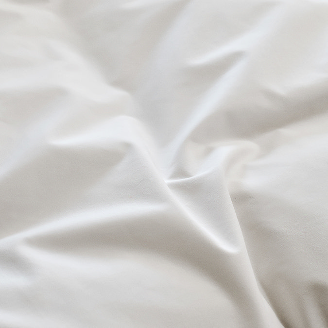 Pure organic white pillowcase pair image