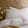Pure organic white pillowcase pair image