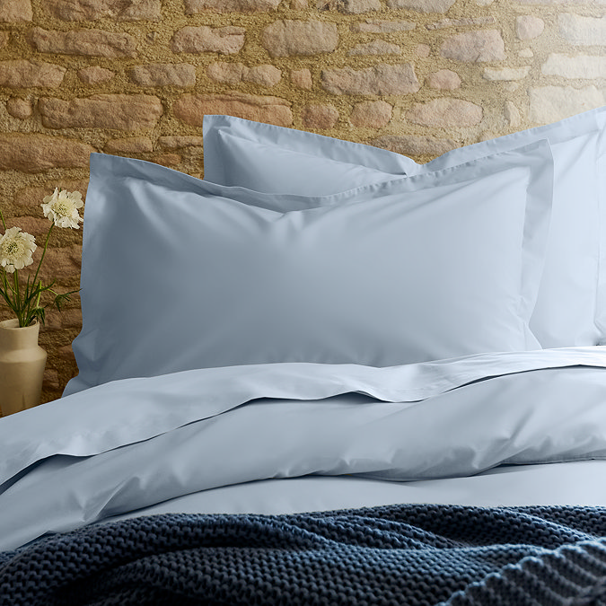 Oxford pillowcase pair blue