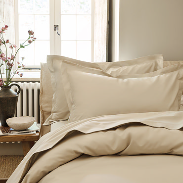 Oxford Hazelnut pillowcase pair image
