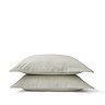 Pure organic oxford pillowcase pair pebble image