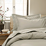 Pure organic oxford pillowcase pair pebble image