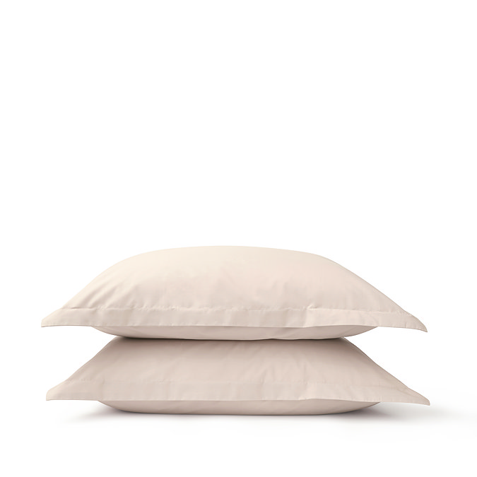 Pure Organic powder pink oxford pillowcase image