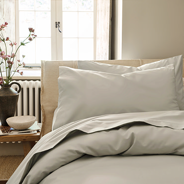Pure organic pebble pillowcase pair image