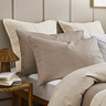 Latte relaxed linen pillowcase image