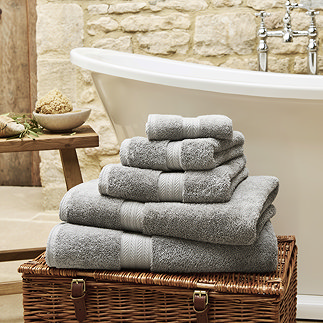 renaissance dove grey towel image