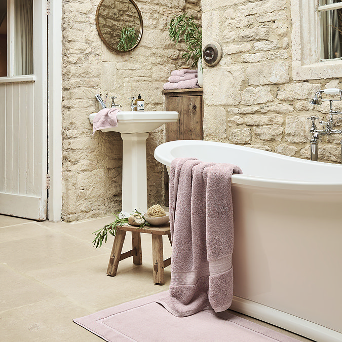 renaissance petal pink towel image