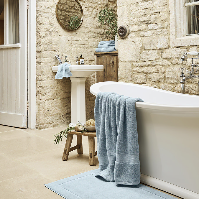 renaissance soft chambray towel image