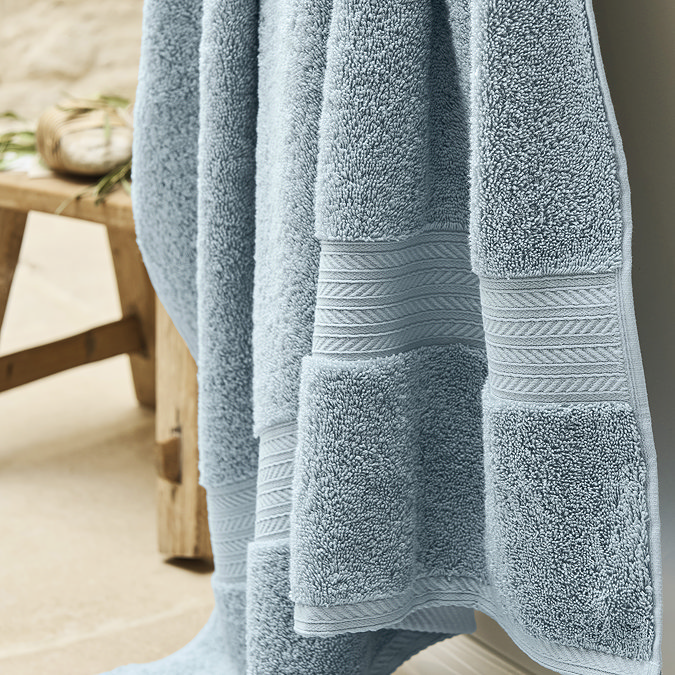renaissance soft chambray towel image
