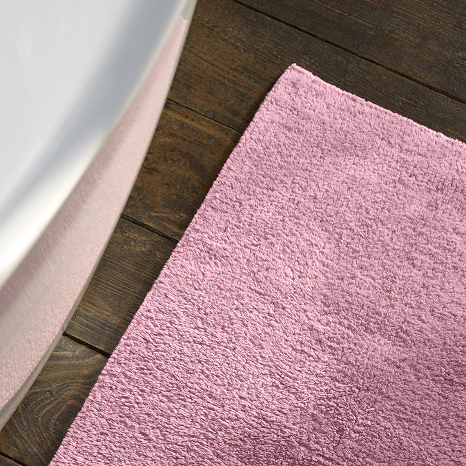Blush Reversible Bath Mat Image