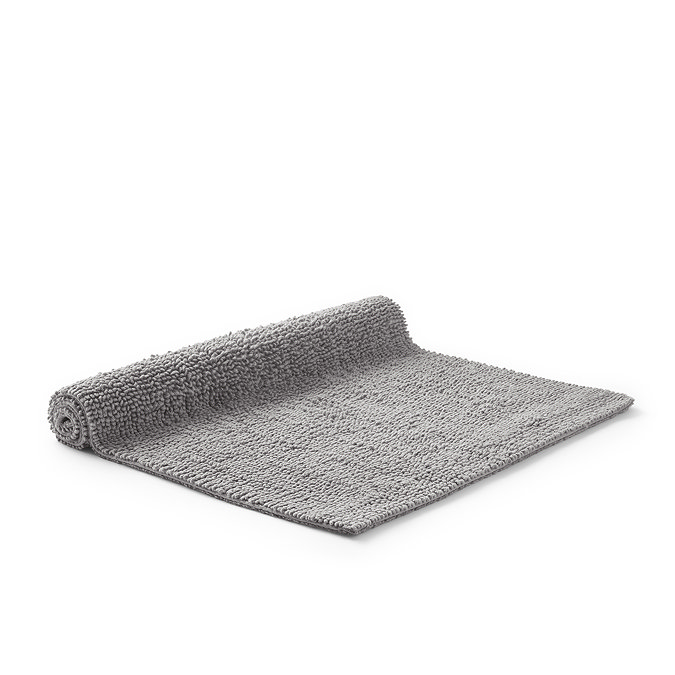 Silver reversible bath mat image