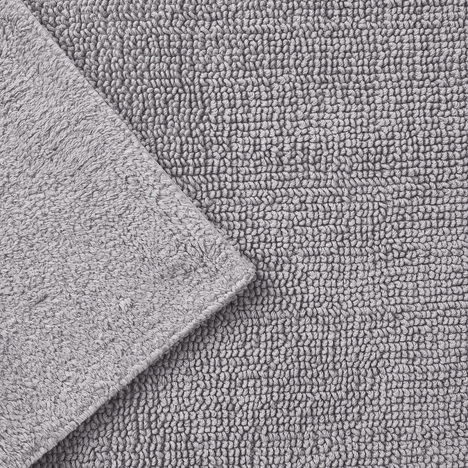 Silver reversible bath mat image